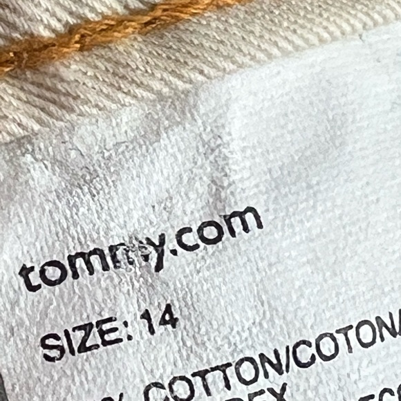 Tommy Hilfiger lite Wash low rise denim jeans size 14 short - Picture 6 of 8